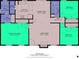 Detailed floor plan showcasing the layout of the home at 2934 Drakes Crossing Dr, Charlotte, NC 28262
