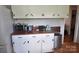 Kitchen features white cabinets and stainless steel microwave at 3505 Valley Dr, Chester, SC 29706