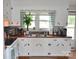 Kitchen features stainless steel sink and white cabinetry at 3505 Valley Dr, Chester, SC 29706