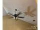 Living room ceiling fan offers both light and air circulation at 5816 Rocky Mount Ct, Charlotte, NC 28214