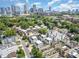 Aerial view featuring skyline and modern neighborhood at 925 Westbrook Dr # B, Charlotte, NC 28202