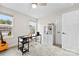 Bright home office space with large windows, neutral decor, and plush carpeted floor at 1022 Hinson Forest Rd, Monroe, NC 28110