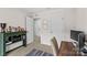 Another angle of the study with a printer and artwork at 124 Kristin View Ln # C, Troutman, NC 28166