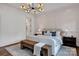 Beautiful bedroom with neutral walls, wood floors, and a patterned rug at 14105 Ryker Way, Davidson, NC 28036