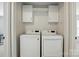 A well-equipped laundry area with a modern LG washer and dryer at 14616 Pomerol Ln, Pineville, NC 28134