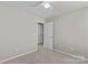 Clean bedroom with neutral color scheme at 18339 The Commons Blvd, Cornelius, NC 28031