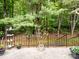 An outdoor patio with views of the trees, providing a serene space at 1878 Pl Propst Rd, Maiden, NC 28650