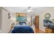 Bedroom features a soft color palette, hardwood floors, and natural light at 1878 Pl Propst Rd, Maiden, NC 28650