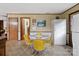 Bright breakfast nook features a table with seating for four, perfect for casual dining at 1878 Pl Propst Rd, Maiden, NC 28650