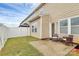 Backyard with private patio and fenced-in lawn at 2840 Hopeton Ct, Monroe, NC 28110