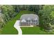 Stunning aerial view showcases the home's expansive layout and pristine landscaping at 3011 Waxhaw Crossing Dr, Waxhaw, NC 28173