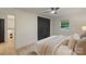 Comfortable bedroom featuring a large closet, neutral décor, and a cozy atmosphere at 3326 Winterfield Pl, Charlotte, NC 28205