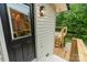 Exterior shot featuring a new door with access to deck at 3326 Winterfield Pl, Charlotte, NC 28205