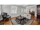 Bright living room featuring hardwood floors and a classic design at 361 5Th Nw St, Hickory, NC 28601