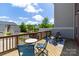 Relaxing outdoor deck with chairs, a table, and views of the neighborhood at 4060 Zilker Park Dr, Charlotte, NC 28217