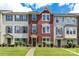Charming townhouse with well-manicured lawn, lush landscaping and inviting curb appeal at 4060 Zilker Park Dr, Charlotte, NC 28217
