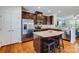 Modern kitchen with stainless steel appliances, granite countertops and ample cabinet space at 4060 Zilker Park Dr, Charlotte, NC 28217