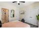 Modern bedroom features an ensuite bathroom, large closets and sleek design at 4520 Radler Ct, Charlotte, NC 28217