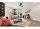 Cozy living space with contemporary decor and ample natural light at 4520 Radler Ct, Charlotte, NC 28217
