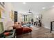 Inviting living area featuring modern decor, stylish furniture, and hardwood floors at 4520 Radler Ct, Charlotte, NC 28217