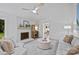 Cozy living room featuring a fireplace and seamless access to outdoor scenery at 4633 Cringle Ct, Charlotte, NC 28226