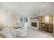 Inviting living room featuring a cozy fireplace and stylish decor at 4633 Cringle Ct, Charlotte, NC 28226