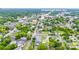 Aerial view showcasing the neighborhood, with its mature trees and proximity to Downtown Rock Hill at 517 E Main St at 517 E Main St, Rock Hill, SC 29730