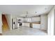 Spacious kitchen with white cabinets, tile floors, and modern stainless steel appliances at 8139 Deodora Cedar Ln, Charlotte, NC 28215