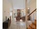 Staged living room showcasing a fireplace and light-filled space at 9121 Kings Canyon Dr, Charlotte, NC 28210