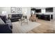 Cozy living room featuring modern furniture, stylish decor, and an open-concept design at 10108 Florentine Way, Charlotte, NC 28214