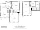 Detailed floor plan layout of a spacious two-story home with multiple bedrooms and bathrooms at 10449 Quiet Bay Ct, Charlotte, NC 28278