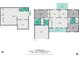 Detailed floor plan showcasing the layout of the house, including the garage and rooms at 105 Saddlewood Ln, Statesville, NC 28625