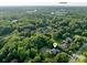 Stunning aerial view of Charlotte neighborhood, showcasing verdant landscapes, serene neighborhood amenities, and homes at 1115 Maremont Ct, Matthews, NC 28104