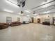 Extra large garage with seating and cabinet space at 1340 Canter Ln, York, SC 29745