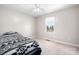 Bedroom features one window for natural light at 136 Barringer Dr, Statesville, NC 28625
