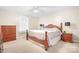 Bedroom features a wood bed frame and two matching wooden nightstands at 136 Barringer Dr, Statesville, NC 28625