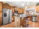 Spacious kitchen showcasing stainless steel appliances, granite countertops, and ample cabinet space at 15152 Legend Oaks Ct, Indian Land, SC 29707
