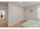 Simple bedroom featuring neutral paint and carpet and a single bed at 1543 Ab Moore Jr Dr, Indian Trail, NC 28079