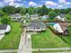 Aerial view of a home with a private backyard and mature landscaping at 1744 Marsley Ln, Rock Hill, SC 29730