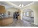 Kitchen features stainless steel appliances, granite countertops, and an island at 1744 Marsley Ln, Rock Hill, SC 29730