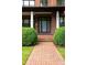 Close up of the brick walkway leading to the front door at 1833 The Plz, Charlotte, NC 28205