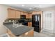 Functional kitchen features updated appliances, stylish countertops, and tiled backsplash at 1907 Sandal Brook Rd, Fort Mill, SC 29707