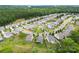 A beautiful neighborhood view from above showing landscape and streetscape at 225 Tasman Dr, Mount Holly, NC 28120
