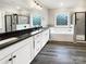 Luxurious bathroom features double vanities, a soaking tub, and a glass-enclosed shower at 263 Lauren Pines Dr, York, SC 29745