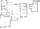 Detailed floor plan showcasing the layout of the home, including bedrooms, bathrooms, and living spaces at 263 Lauren Pines Dr, York, SC 29745