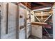 Outbuilding interior featuring a functional workbench and built-in storage solutions, perfect for DIY projects and hobbies at 3345 Long Ferry Rd, Salisbury, NC 28146