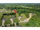 Aerial view showing the homes relationship to surrounding neighborhood at 5129 Whitetail Ct, Crouse, NC 28033