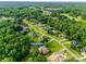 Aerial shot of 5164 Mill Race Ln, nestled among lush greenery in a serene neighborhood at 5164 Mill Race Ln, Lancaster, SC 29720