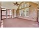 Screened porch featuring exposed brick and wooden flooring at 5164 Mill Race Ln, Lancaster, SC 29720