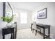 Cozy office space featuring a modern desk, stylish decor, and natural light at 10124 Florentine Way, Charlotte, NC 28214